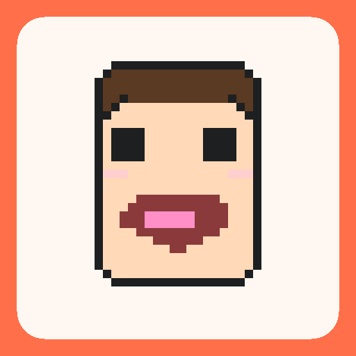 Pixel art pure joy template on a 32×32 grid