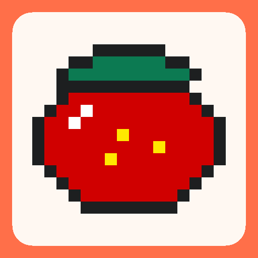 Pixel art strawberry template on a 32×32 grid